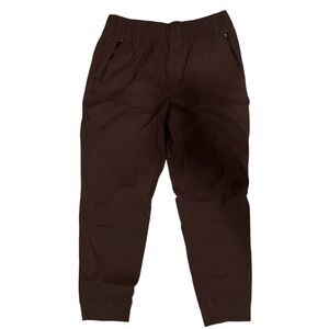 Eddie Bauer Rainier Fleece Lined Joggers Brown Women’s 14 NEW